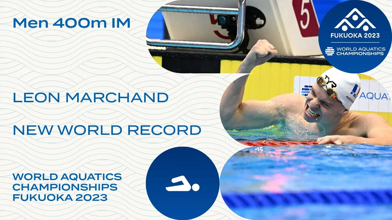 New World Record | Leon Marchand | Men 400M Medley