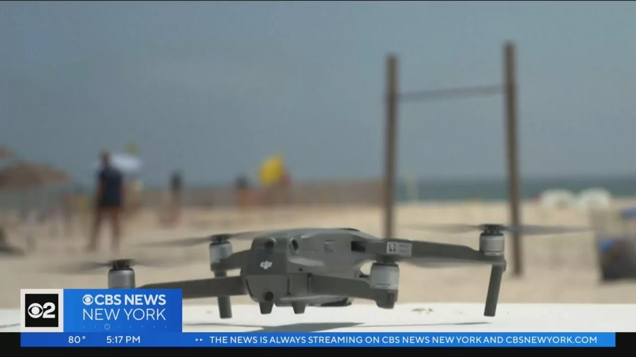 Shark-Monitoring Drones Will Patrol Atlantic Ocean, Long Island Sound | CBS New York