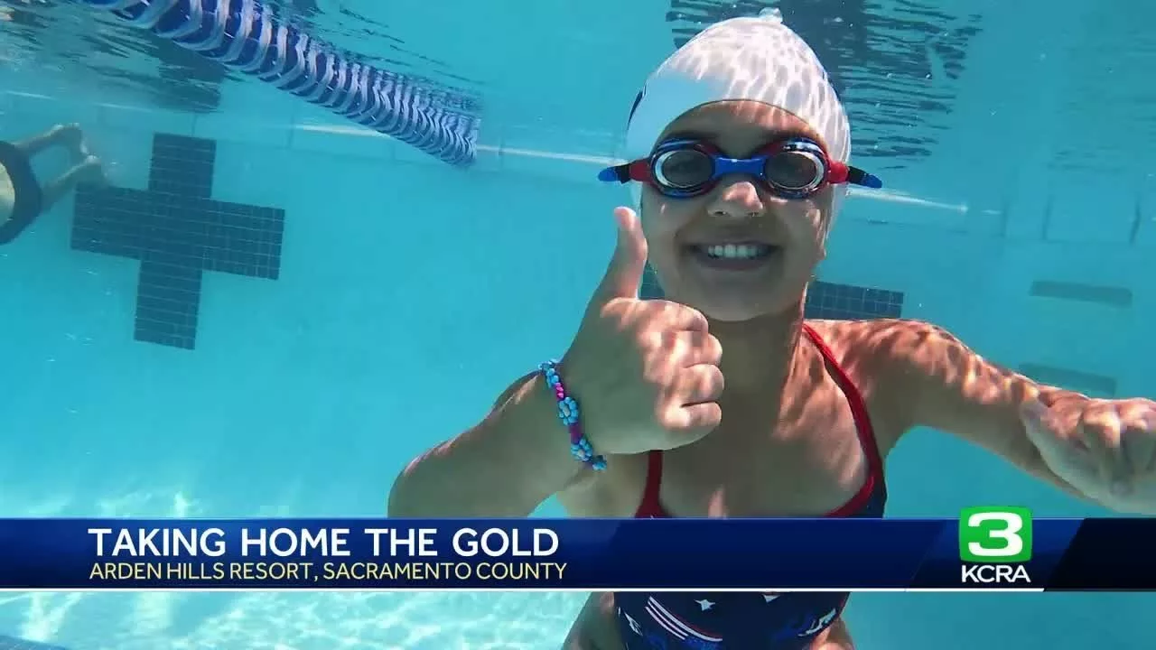 11-Year-Old Sacramento Swimmer Takes Home Gold in World Dwarf Games | KRCA 3