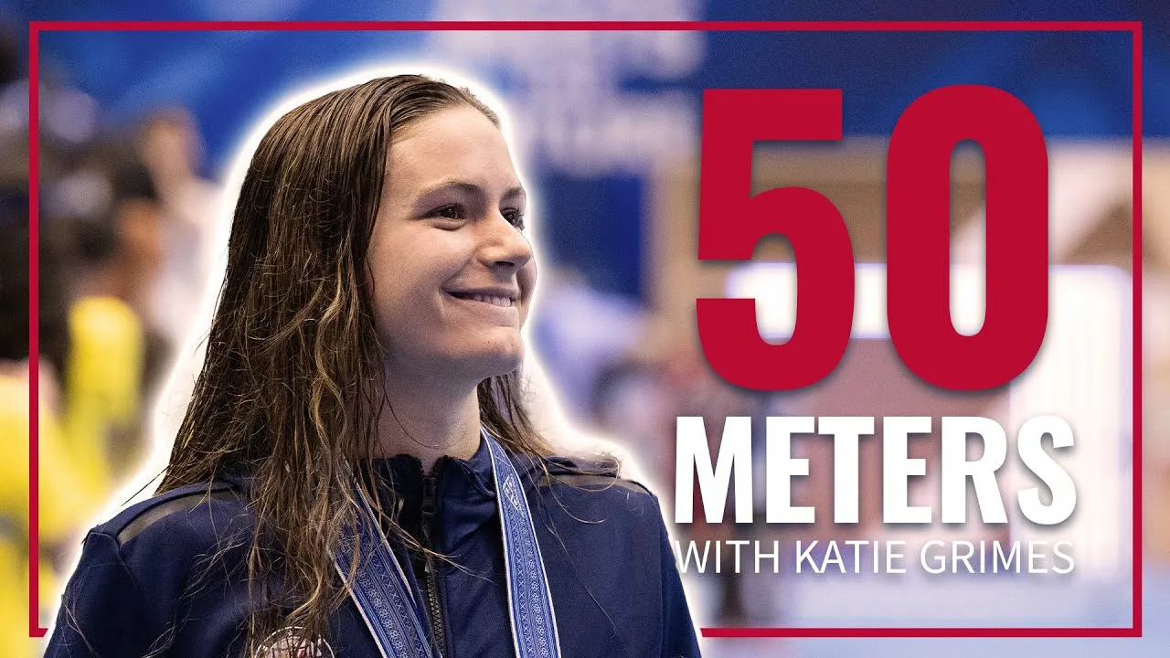 Katie Grimes Responds to Bella Sims, Talks Training and More in 50 Meters | USA Swimming