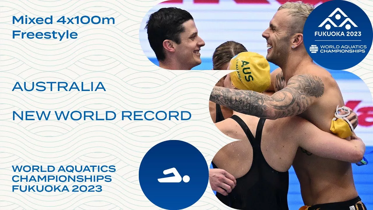 New World Record | Australia | Mixed 4x200M Freestyle