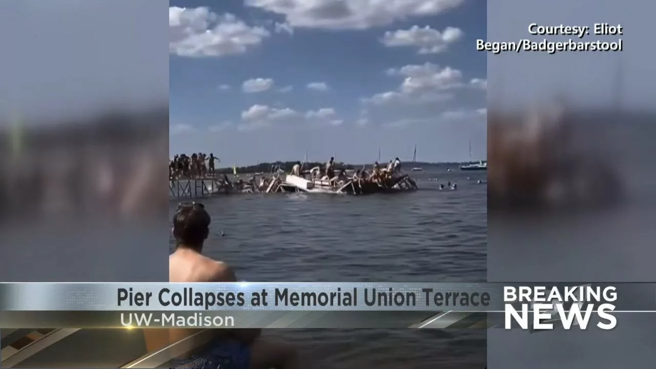 Around 25 People Hurt After Pier Collapses at Memorial Union Terrace | WKOW 27 NEWS