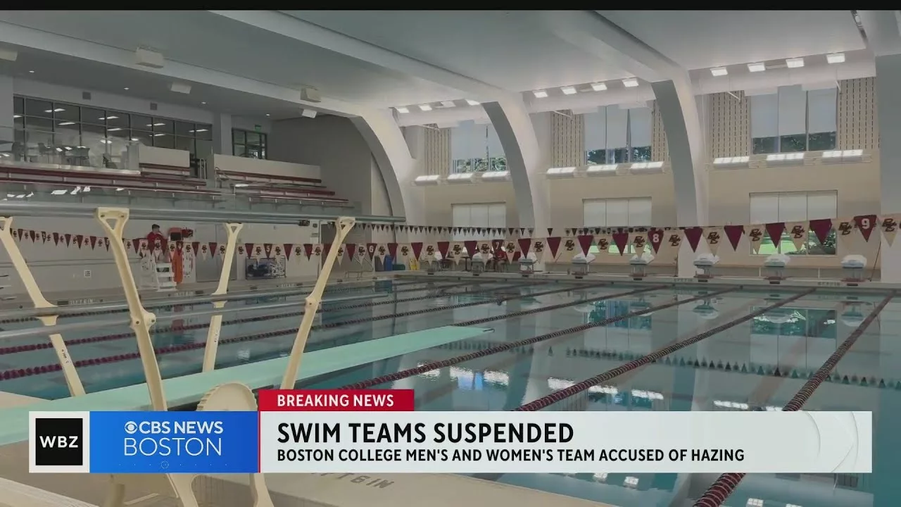 Boston College Swim Teams Suspended for Hazing | CBS Boston