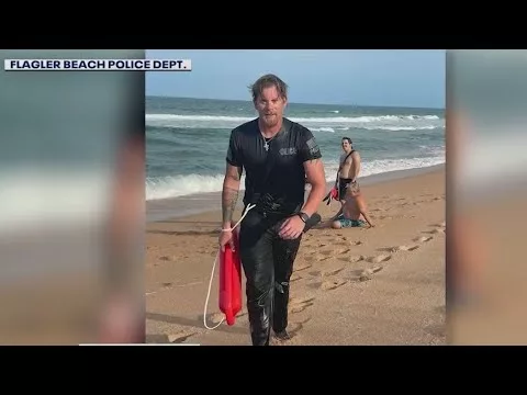 Florida Police Officer Rescues Swimmers | FOX 35 Orlando