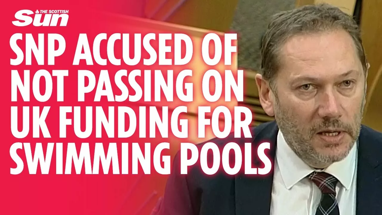 ‘Imorral’ Snp Accused of Not Passing On UK Money to Keep Swimming Pools Open | The Scottish Sun