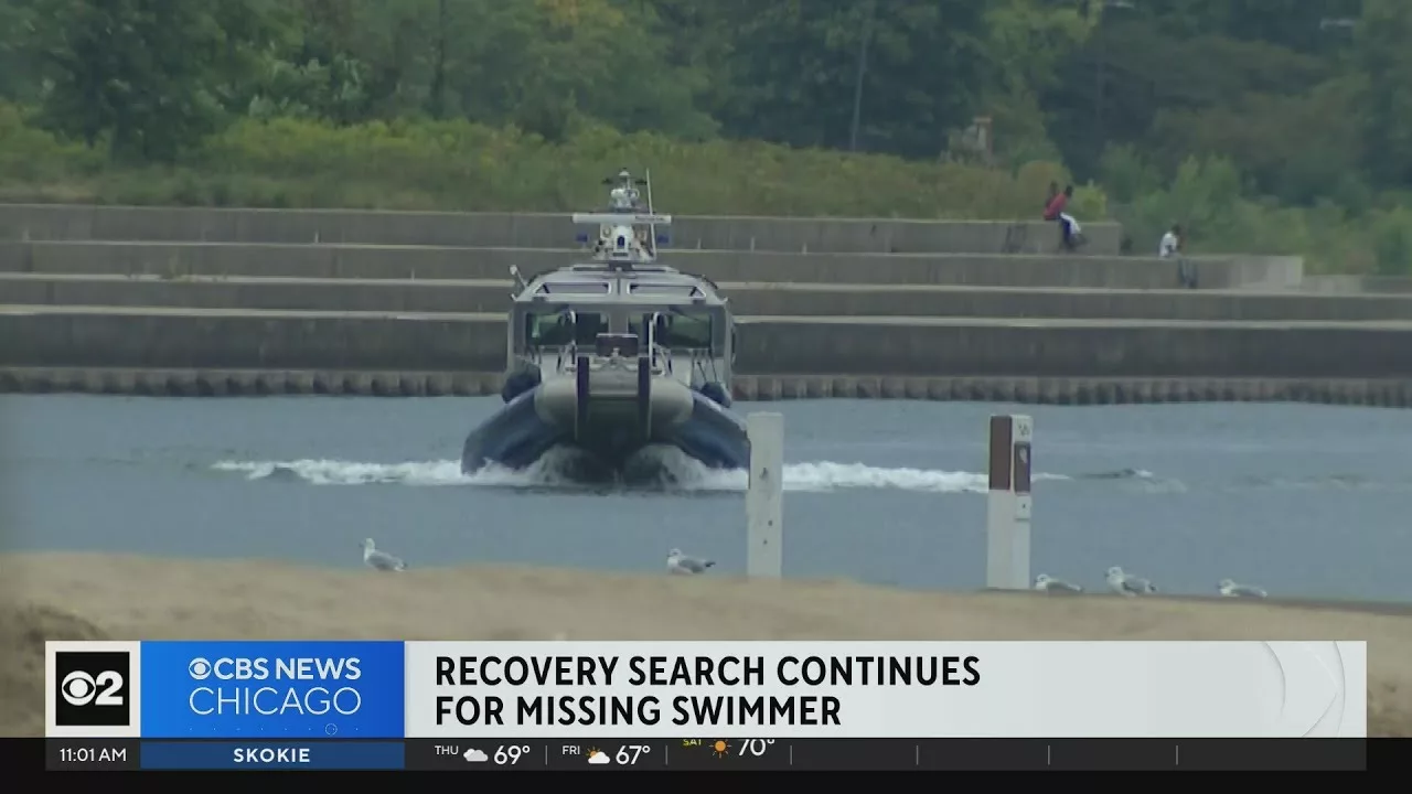 Search Continues for Missing Swimmer as Family Questions Lack of Answers | CBS Chicago