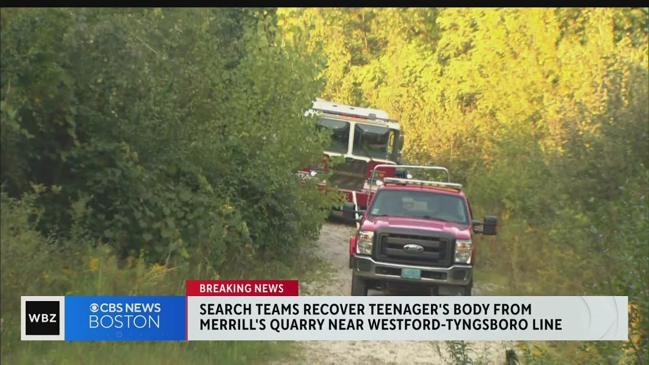 Teenager Drowns While Swimming at Westford Quarry | CBS Boston