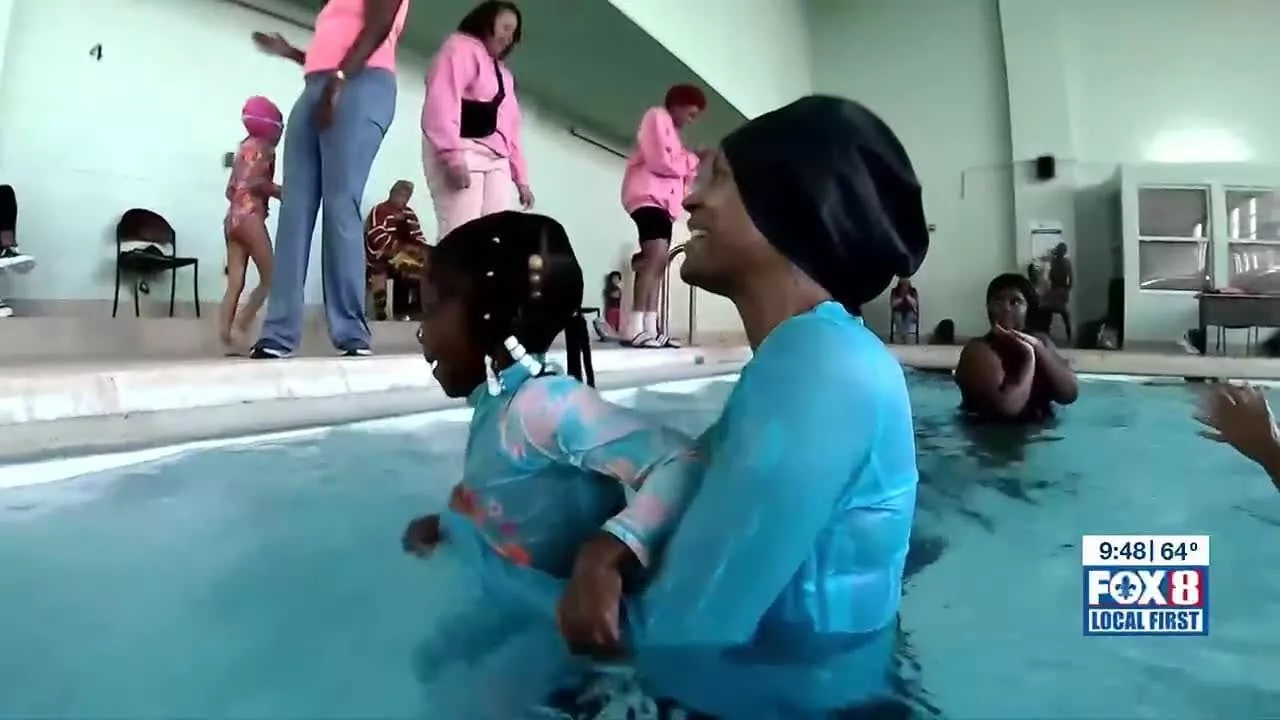 Local Teacher Battles Louisiana’s Record Child Drowning Year With Swim Lessons | WVUE FOX 8 New Orleans