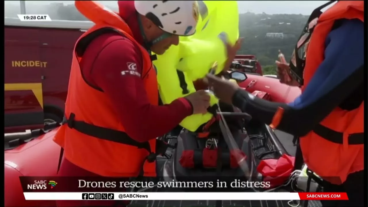 Drones to Rescue Swimmers in Distress | SABC News