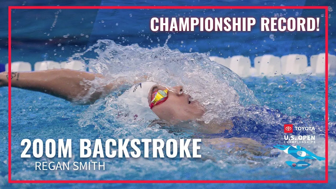Impressive Championship Record Swim by Regan Smith in 200m Backstroke | 2023 Toyota U.S. Open | USA Swimming