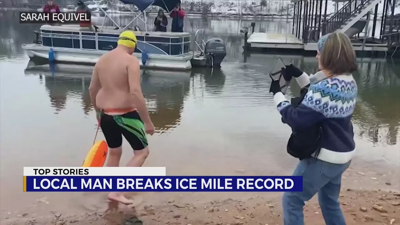 Butler Man Certified World’s Oldest to Swim ‘Ice Mile’ | WJHL