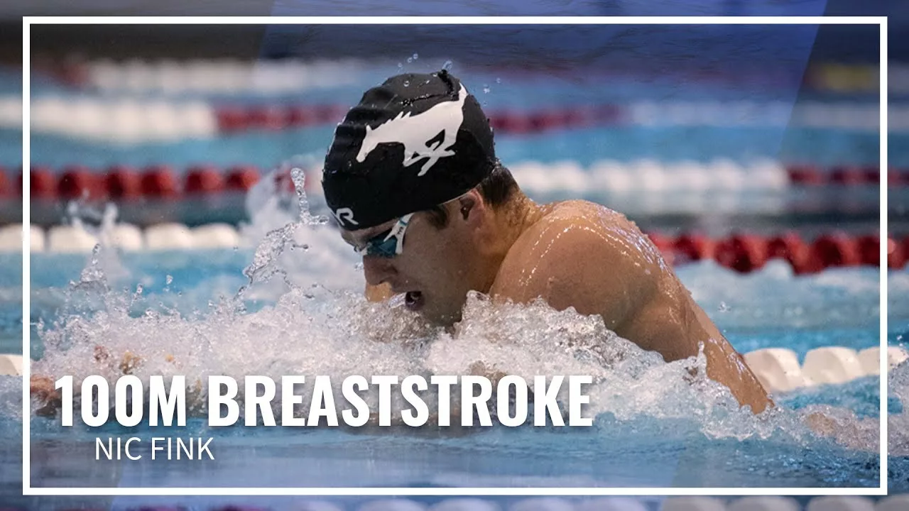Nic Fink Battles for Gold in Men’s 100M Breaststroke | TYR Pro Swim Series Knoxville | USA Swimming