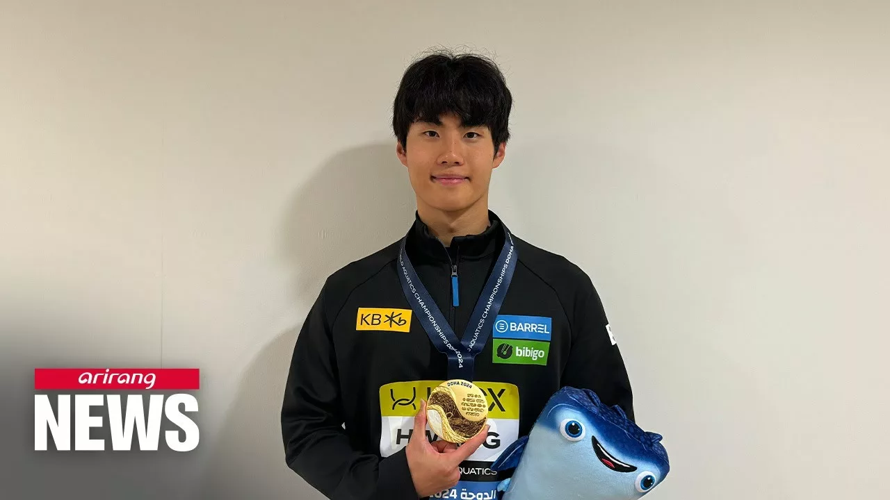 Hwang Sun-Woo Wins Men’s 200M Freestyle World Title