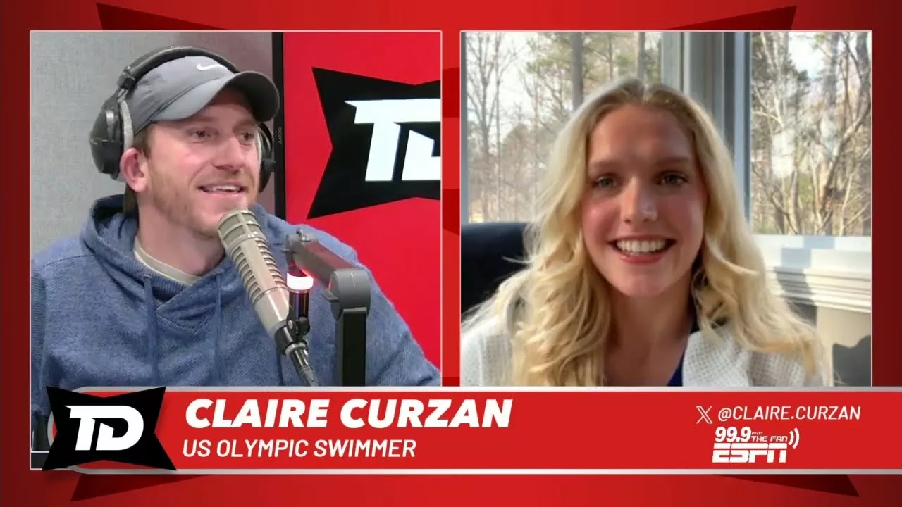 US Olympic Swimmer Claire Curzan Prepares for 2024 Paris Olympics | 99.9 The Fan