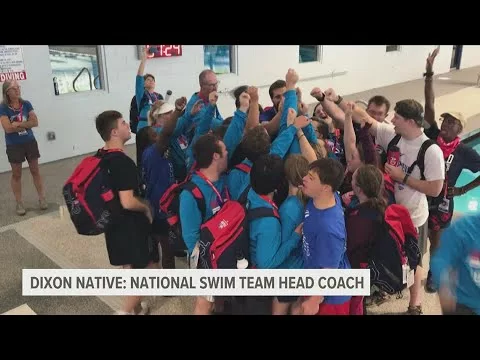 How a Dixon Native Is Now Coaching for the USA Down Syndrome Swimming Team | WQAD News 8