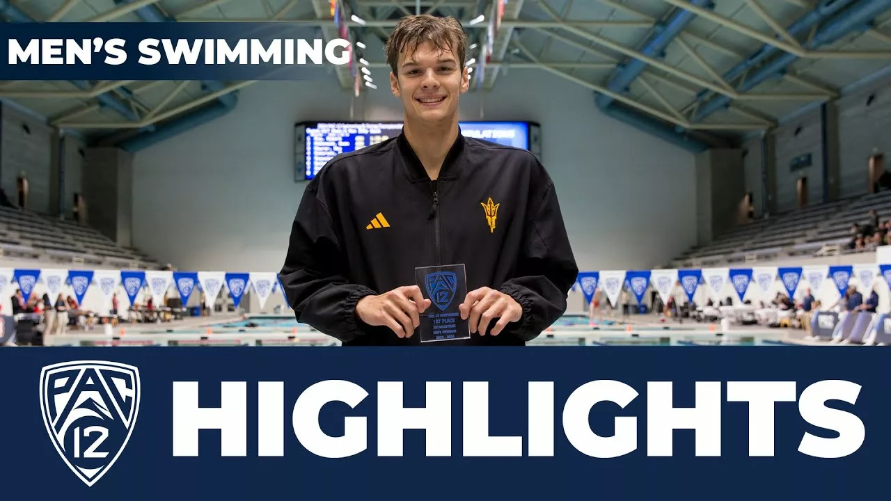 Arizona State’s Hubert Kós Breaks NCAA Record in 200 Backstroke at Pac-12 Swimming Championships | Pac-12 Networks