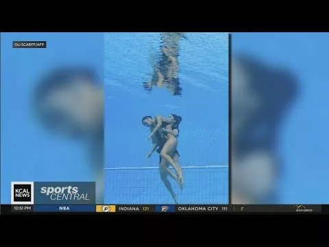 Artistic Swimming Olympian Heads to Paris After Scary Pool Incident | KCAL News