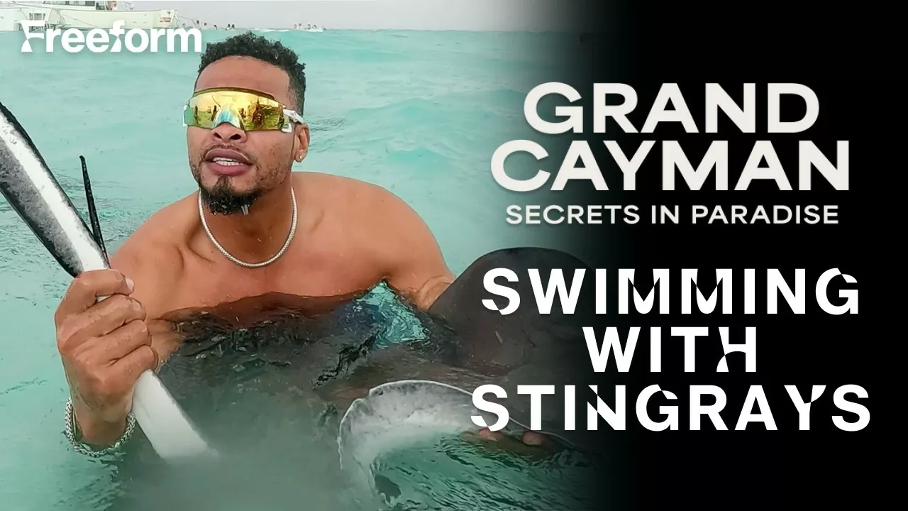 Swimming With Stingrays | Grand Cayman: Secrets in Paradise | Freeform