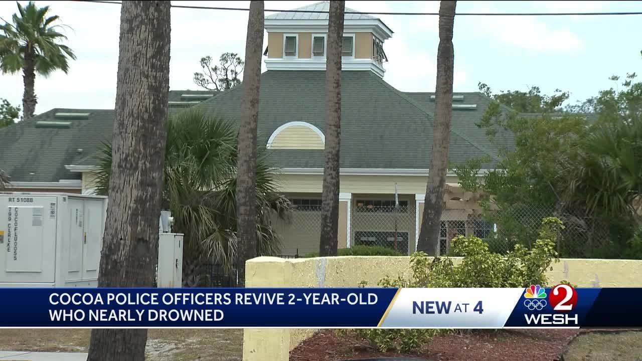 Cocoa Police Revive 2-Year-Old After Nearly Drowning in Swimming Pool | WESH 2 News