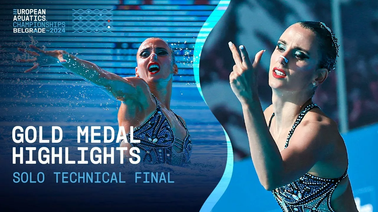 Vasiliki Alexandri Dazzles To Win Solo Technical Gold | Belgrade 2024 | European Aquatics TV