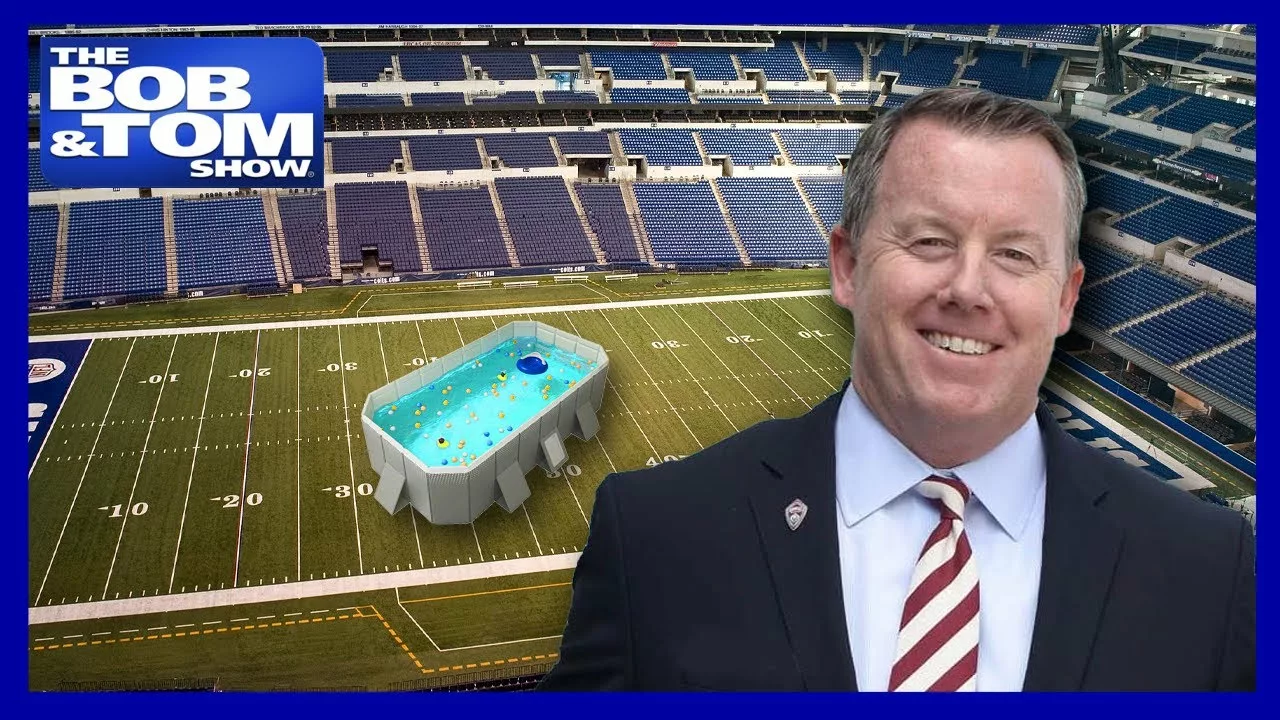 Tim Hinchey III, CEO Of USA Swimming, Talks About Transforming An NFL Stadium Into Swimming Pools | The Bob & Tom Show