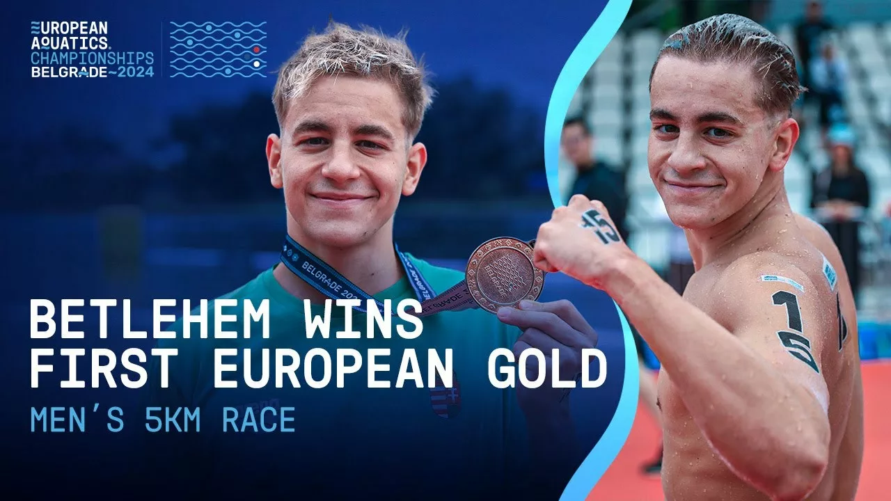 Betlehem Wins 5km Gold Following Tense Race | Belgrade 2024 | European Aquatics TV