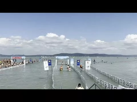 More Than 11,000 People Took Part In Swimming Competition Across Lake Balaton, Hungary | Euronews