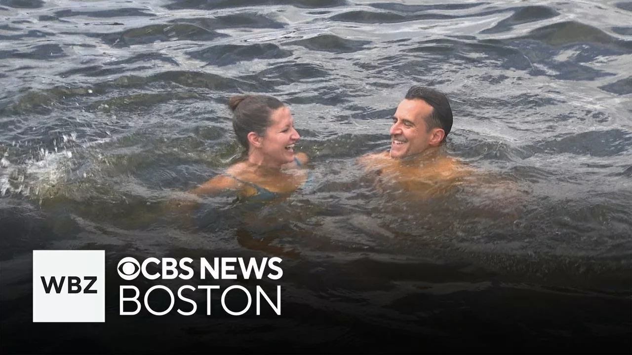 300 People Jump Into Charles River To Swim For Annual Tradition | CBS Boston