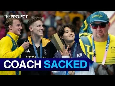 Australian Swim Coach Sacked For Backing Rival | The Project