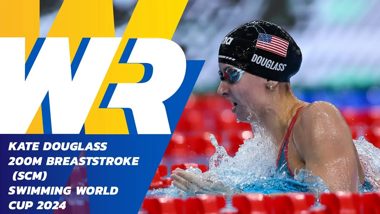 Kate Douglass With Her First Ever Individual World Record in 200m Breaststroke (SCM) | World Aquatics