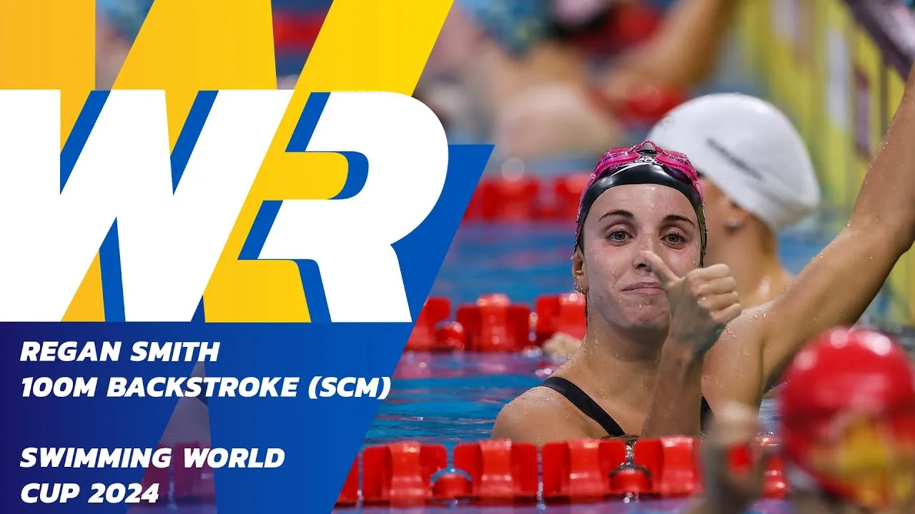 100m Backstroke World Records Belong to Regan Smith | Swimming World Cup 2024