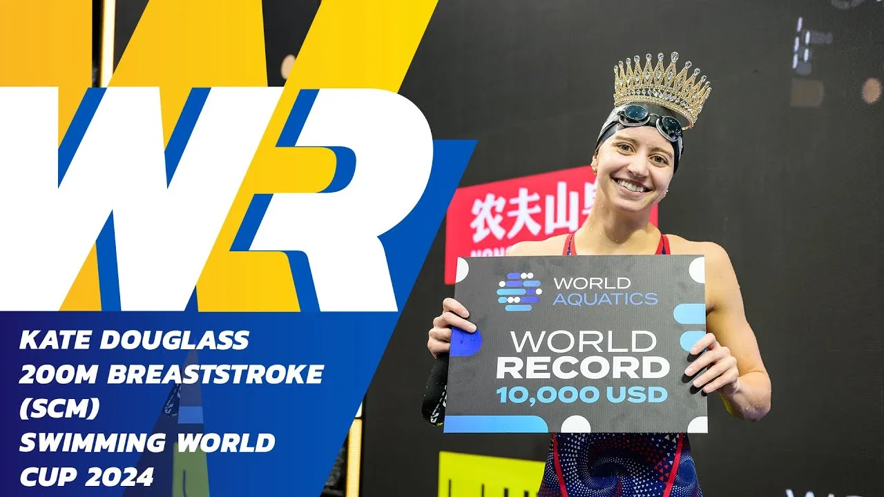 Kate Douglass Smashes Her Own Week Old Women’s 200m Breaststroke World Record | World Aquatics